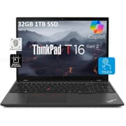 Lenovo ThinkPad T16 Gen 2 NEW AMD Ryzen 7 Pro 7Gen 8-Core AMD Ryzen™ AI w/ DDR5 Memory & Touch Screen - Thunder Black product image