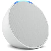 Amazon Echo Pop Gen 1 Built-in Alexa Smart Wi-Fi & Bluetooth Speaker Balanced Bass Voice Control Loud Sound - Glacier White product image