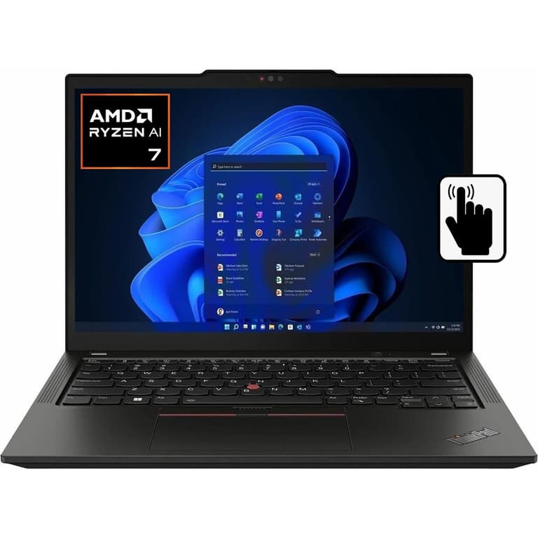 Lenovo ThinkPad X13 Gen 4 NEW AMD Ryzen 7 Pro 7Gen 8-Core AMD Ryzen™ AI w/ DDR5 Memory & Touch Screen - Thunder Black