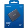 SAMSUNG T7 Portable SSD 4TB External SSD Speeds Up to 1,050MB/s USB 3.2 Gen 2 For Gaming, Students, Professionals - Gray product thumbnail 1