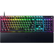 Razer Huntsman V3 Pro Esports Analog Optical Switches Razer Snap Tap Rapid Trigger Adjustable Actuation Media Keys & Dial Doubleshot PBT Keycaps Wrist Rest - Black product image
