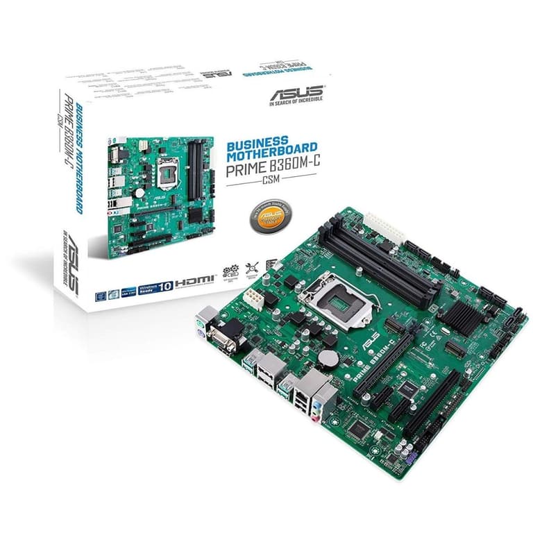 ASUS Prime B360M-C / CSM Intel B360 DDR4 For Intel 9 & 8th Gen CPU M.2 Micro ATX Motherboard