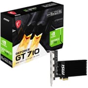 MSI GeForce GT 710 2GD3H 4x HDMI NVIDIA GeForce GT 710 GPU 2GB DDR3 64-bit Memory PCI Express Gen 2.0 product image