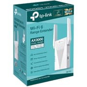 TP-Link RE715X AX3000 WiFi 6 Extender Covers up to 1500 sq.ft & 25 Devices Dual Band up to 1.5Gbps Speed AP Mode w/Gigabit Port OneMesh Compatible product image