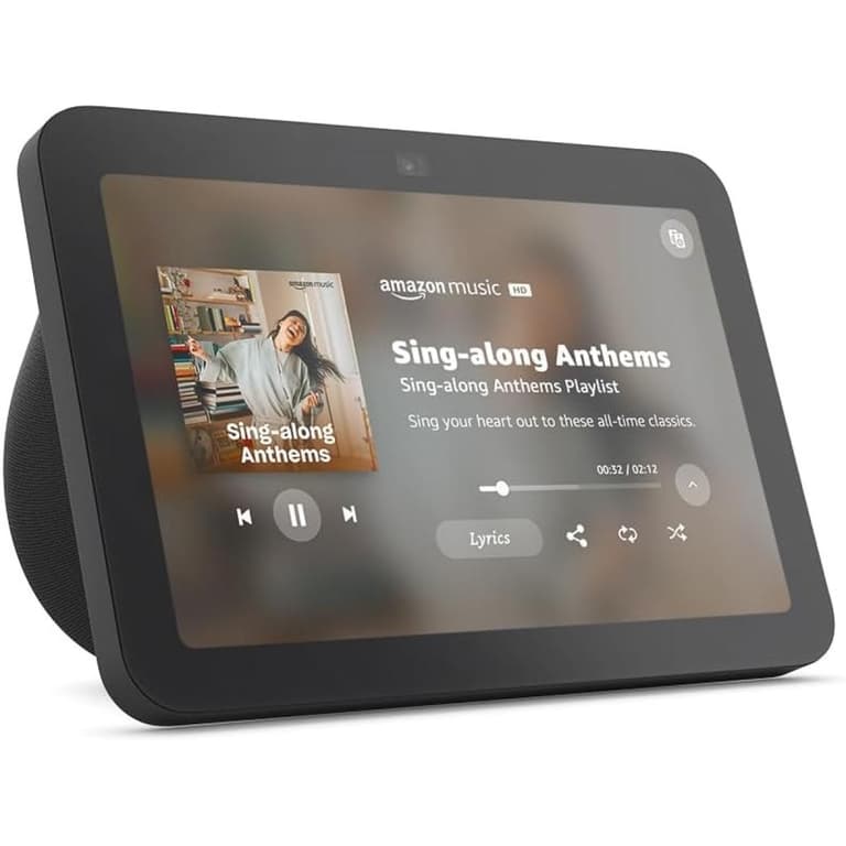 Amazon Echo Show 8 (3rd Gen, 2023 release) 8" Smart Display with Alexa Spatial Audio Smart Home Hub - Charcoal