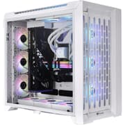 Thermaltake CTE C750 TG Full Tower Centralized Thermal Efficiency Design 3x140mm White CT140 Fans Pre-Installed Tempered Glass Side Panel & Front Panel - White product image