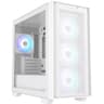 ASUS A21 Plus Mini Tower PC Case Mesh Support Hidden Connectors 360mm Radiators Ample Cable Management w/ 4x ARGB Fans - White product thumbnail 1