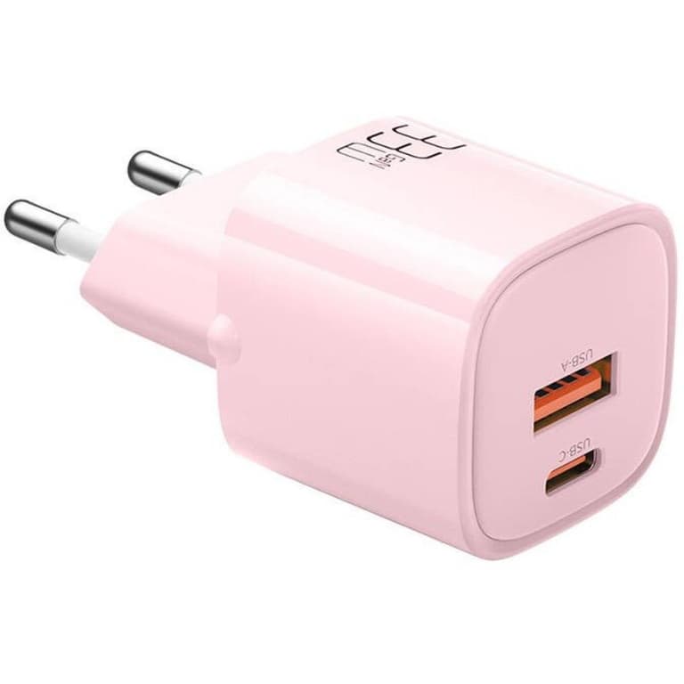 Mcdodo CH-0155 Charger GaN 33W Type-C, USB-A (pink)