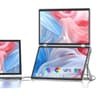 V2COM M2 15.6" IPS Full HD Triple Screen Extender Portable Folding Monitor All Laptops For Windows & Mac VESA Mountable/Ergo Design Built In Speakers product thumbnail 1