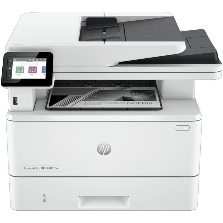 HP LaserJet Pro 4103fdw MONO Multifunction Printer , Fax , Copy, Scan, Email, Scan to Email