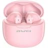 Awei T68 ENC Bluetooth Earphone IPX6 Waterproof Wireless bluetooth Headset HiFi Bass Sport bluetooth Earbuds Gamer TWS Headphones - Pink product thumbnail 1