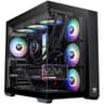Thermaltake View 380 TG ATX 4x120mm ARGB Fans Supports Hidden-Connector Motherboard Front & Side Dual Tempered Glass Panel - Black product thumbnail 1