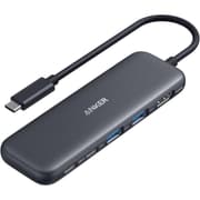 Anker USB C Hub, 5-in-1 USBC to HDMI Splitter with 4K Display, 1 x Powered USB-C 5Gbps & 2×Powered USB-A 3.0 5Gbps Data Ports for MacBook Pro, MacBook Air, Dell and More - Black product image