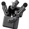 BOYA BY-V3 Combo Wireless Microphone for iPhone Android Smartphone,100M Los Range,36H Duration,Noise Cancellation,Plug&Play Lavalier Lapel Mics for Vlogging Interview 2-in-1 Charging Case(2TX+2RX) product thumbnail 1