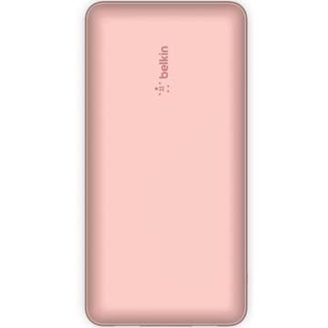 Belkin BoostCharge, USB C Power Bank 20000mAh w/ 2xUSB-A Ports, 15W, iPhone 17, Air, Pro, Samsung Galaxy S25, iPad, Nintendo Switch 2, Google Pixel 10, etc. - Pink