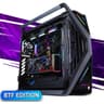 ASUS ROG Hyperion GR701 E-ATX PC Case, BTF Edition, Tempered Glass Side Panels, Up to 420mm Dual Radiator, 4*140mm Fans, Metal GPU Holder, Compnent Storage, ARGB Fan Hub, Black product thumbnail 1