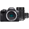 Canon EOS R100 KIT ( w/RF-S18-45mm + RF-S55-210mm ) Mirrorless Camera Body, APS‑C Sensor, 24.1 Megapixels, 4K Video (24p), Dual Pixel CMOS AF, 6.5 fps Burst Shooting, Lightweight Vlogging Camera for Entry-Level Creators, Black product thumbnail 1