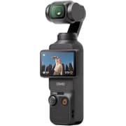 DJI Osmo Pocket 3, 2" 314x556 Touch Display, Smart Horizontal-Vertical Shooting, 1" CMOS & 4K/120fps, 3 Axis Gimbal Mechanical Stabilization, Active Track 6.0, Full-Pixel Fast Focusing, Black product image