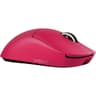 Logitech G PRO X SUPERLIGHT 2 LIGHTSPEED Wireless 4K Polling Lightweight LIGHTFORCE Hybrid Switches HERO 2 Sensor 32,000 DPI USB-C Charging, PC & Mac - Magenta product thumbnail 1