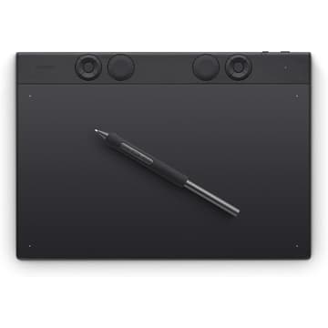 Wacom Intuos Pro (2025) Drawing Tablet, Medium 291 x 206 mm Wireless Graphics Art Tablet with Pro Pen 3 & Touch Ring, Digital Drawing Pad for Mac and Windows PC