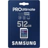 Samsung PRO Ultimate Full Size 512GB SDXC Memory Card, Up to 200 MB/s, 4K UHD, UHS-I, C10, U3, V30, A2, for DSLR, Mirrorless Cameras, PCs product thumbnail 1