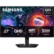 SAMSUNG Odyssey G5 (G50SF) 27" OLED 2K QHD 180hz 0.03ms HDR10 G-Sync compatible Glare Free OLED Safeguard w/ Display Port & HDMI product image