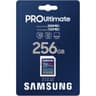 Samsung PRO Ultimate Full Size 256GB SDXC Memory Card, Up to 200 MB/s, 4K UHD, UHS-I, C10, U3, V30, A2, for DSLR, Mirrorless Cameras, PCs product thumbnail 1