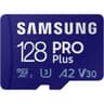 Samsung PRO Plus 128GB microSD Memory Card microSDXC, Up to 180 MB/s, Full HD & 4K UHD, UHS I, C10, U3, V30, A2, for Android Smartphones, Tablets, GoPRO, and DJI Drone product thumbnail 1