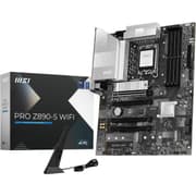 MSI Pro Z890-S WiFi LGA 1851 ATX Motherboard, Intel Z890 Chipset, 4x DDR5 UDIMM Slots, Up to 256GB Max Memory, 4x PCIe x16 Slots, 3x M.2 Slots, WiFi & BT Connectivity product image