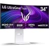 LG 34GX90SA UltraGear™ Smart 34” OLED Curved 800R 2K HDR10 240Hz 0.03ms True Black 400 webOS24 AI Picture & Sound G-SYNC Compatible HDMI 2.1 & USB C Adjustable Stand - White product thumbnail 1