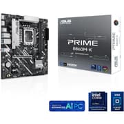 ASUS Prime B860M-K LGA 1851 Micro-ATX Motherboard LGA 1851 Micro-ATX Motherboard, Intel B860 Chipset, 2x DIMM DDR5 Slots, Up to 128GB Max Memory, 1x PCIe 4.0 x16 Slot, 2x M.2 Slots product image