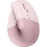 Logitech NEW Lift Vertical Ergonomic Mouse Wireless, Bluetooth Quiet clicks 4 buttons For Windows/macOS/iPadOS, Laptop, PC , Rose product image