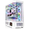 Thermaltake View 600 TG Full Tower 420mm Radiator Support Hidden Connector Support; Rotatable PCIe Slots, Snow + Thermaltake 6.0" LCD Panel Kit Snow White product thumbnail 1