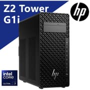 HP Z2 Tower G1i Tower Workstation (2025) NEW Intel® Ultra 7 Gen II 265 vPro 20-Cores AI-Optimized Performance , ISV Certified , Secure, Durable & Reliable w/ Upgradable Graphic Card - Black product image
