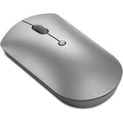 Lenovo 600 Bluetooth Silent Mouse, Blue Optical Sensor, Adjustable DPI, 4 Button, Microsoft Swift Pair, Windows, Chrome, Gray product image