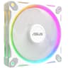 ASUS Prime MR120 aRGB Fan, 1600 RPM Fan Speed, 58 CFM Fan Airflow, Standard Blade, Dual-Sided Lighting, Sleeve Bearing, Single Pack, White product thumbnail 1