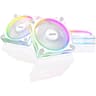 ASUS Prime MR120 aRGB Fan, 1600 RPM Fan Speed, 58 CFM Fan Airflow, Standard Blade, Dual-Sided Lighting, Sleeve Bearing, Triple Pack, White product thumbnail 1