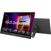 ASUS MB169CK ZenScreen 16” IPS Full HD Portable USB Monitor , Dual USB-C, Mini-HDMI, Eye Care, Flicker Free, Blue Light Filter, Anti-Glare Surface, 360° Kickstand,Black product image