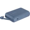 Belkin BoostCharge power bank 10000mAh, portable power bank with integrated cable PD 20W, fast charge USB-C power delivery, power bank fast charging for iPhone 16 series, iPad Pro, Galaxy S24 and more - Blue product thumbnail 1