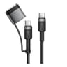 ACEFAST C22-05 USB-C to USB-C Magnetic Aluminum Alloy Charging Data Cable 1.2m Black product thumbnail 1