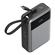 ACEFAST M21 Power Bank 20000mAh PD 65W Phone Charger with Built-In Type-C Cable - Black product image