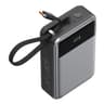 ACEFAST M21 Power Bank 20000mAh PD 65W Phone Charger with Built-In Type-C Cable - Black product thumbnail 1