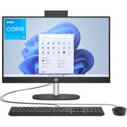 HP All-in-One 24-cr0045ne PC (2023) NEW 13Gen Intel Core i3 10-Cores w/ 24" IPS Full HD 99% sRGB NONE Touch Display - Black product image