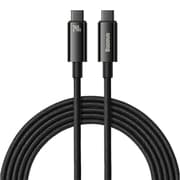Baseus Tungsten Gold Fast Charging Data Cable Type-C to Type-C 240W 2m - Black product image