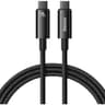 Baseus Tungsten Gold Fast Charging Data Cable Type-C to Type-C 240W 3m - Black product thumbnail 1