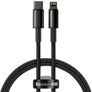 Baseus Tungsten Gold Fast Charging Data Cable Type-C to Lightning PD 20W (1m) - Black product image