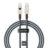 Baseus Unbreakable Series 100W PD Fast Charging Data Cable Type-C to Type-C 1M - White product thumbnail 1