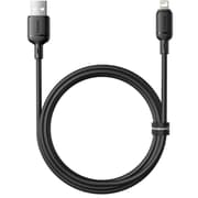 Baseus Silky Series Fast Charging Cable USB to Lightning 2.4A 1m - Black product image