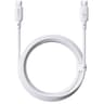 Baseus Silky Series Fast Charging Cable Type-C to Type-C 100W 1M - White product thumbnail 1