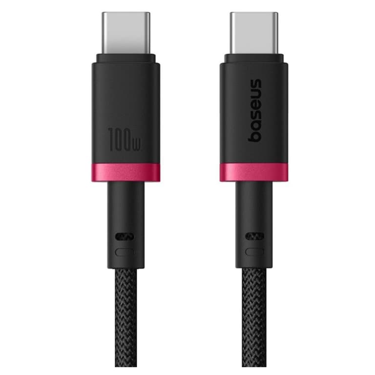 Baseus Dura Series Fast Charging Cable Type-C to Type-C 100W 1M - RedBlack
